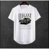 Erkek Oversize Ön Araba Baskili T-shirt Premium